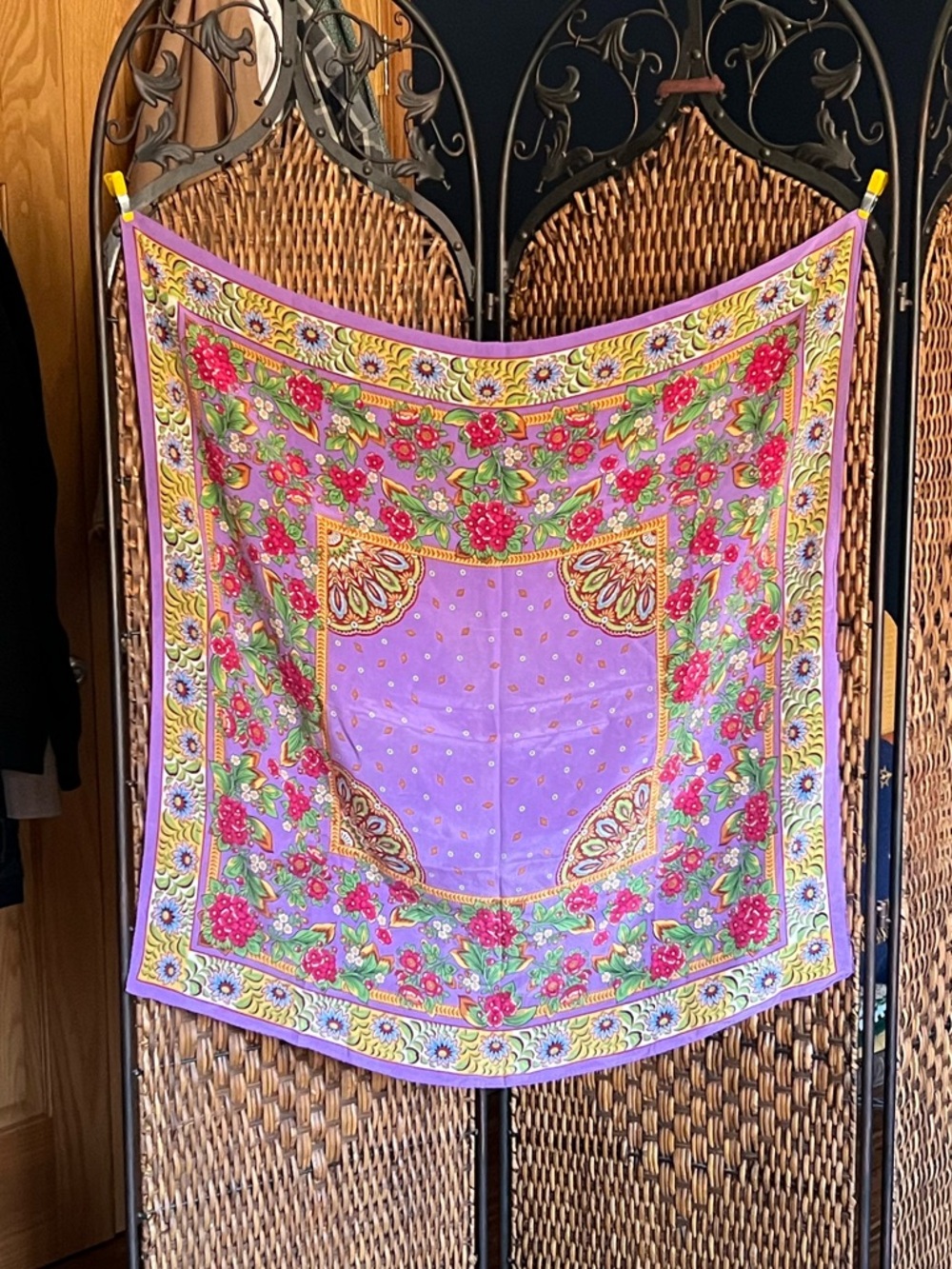 Silk 100% Echo Vintage Scarf